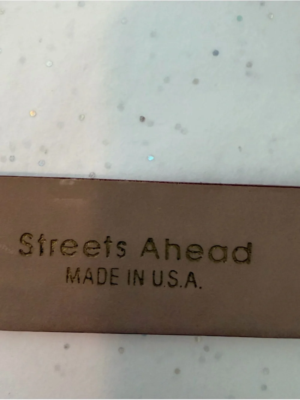 Streets Ahead Pearl-Cluster Burgundy Belt